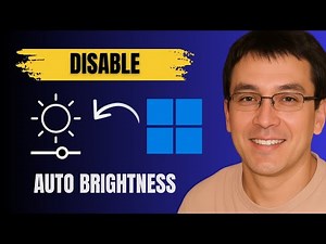 How to Disable Auto Brightness in Windows 11 Laptop (Step-by-Step)