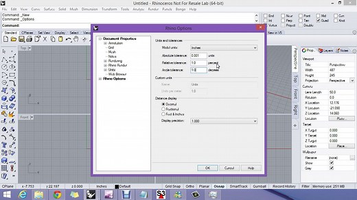 Tolerance and Precision in Rhino
