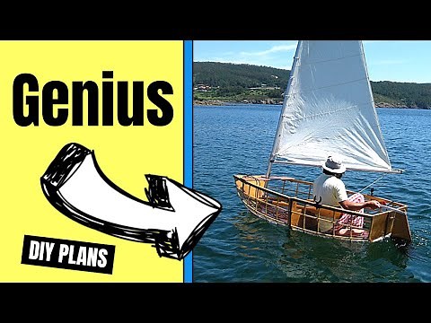 This guy is a GENIUS! Check out his DIY Boat Plans | ⛵ Sailing Britaly ⛵