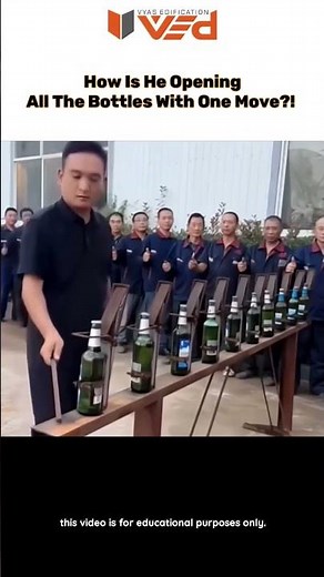This Bottle Trick Is PURE Physics! 🔗🤯 #shorts #viral