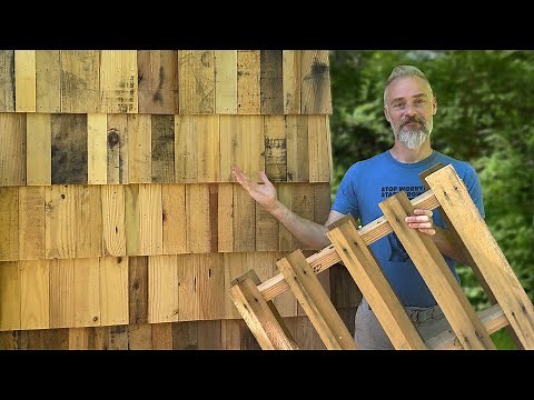 DIY Wood Siding & Shingles I Made for FREE!