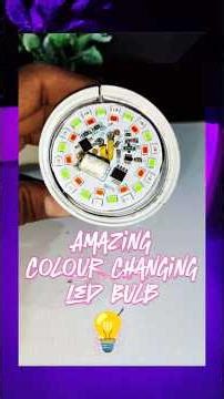 Making Smart LED Bulb That Changes Color ✨ #shorts