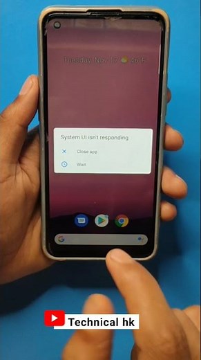 system ui isn't responding. close app wait/system ui isn't responding android #shortvideo #shorts