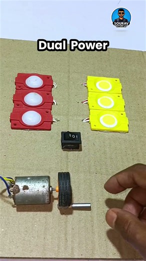 Dual-Direction Power Generation Using Gear Motor | DIY Generator Experiment