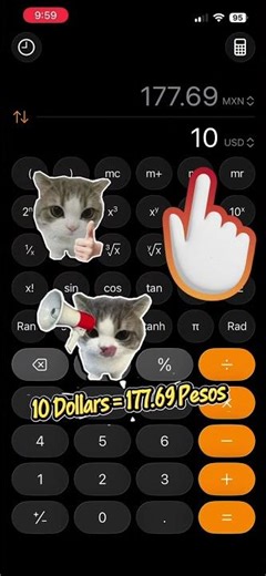 How to Convert Currency With Your Phone Calculator in Seconds 💸✈️ #travelshorts #traveltips
