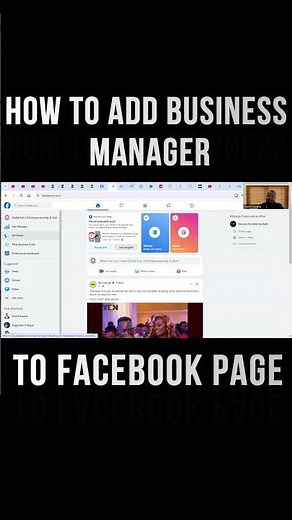 How to add Facebook page to business manager Account #shorts