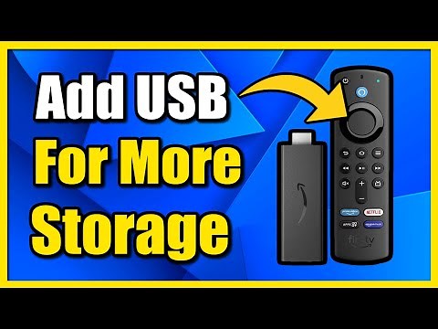 How to Setup External USB Storage on Fire TV Stick Max or FIRE TV (Get More Space)