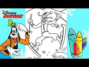 Color With Goofy! Fun Goofy Disney Coloring Pages For Kids