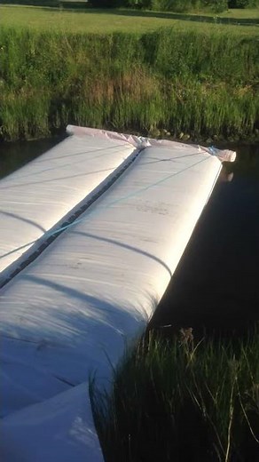 TEMPORARY WATER DIVERSION and DAMMING. Learn how easy to dam a stream