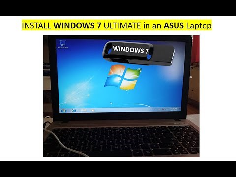 Install windows 7 ultimate in an ASUS Laptop