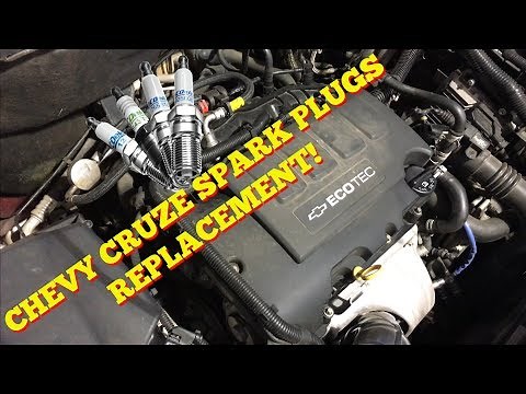 CHEVY CRUZE SPARK PLUG REPLACEMENT TUTORIAL (DYI)
