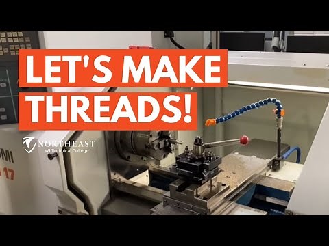 Single Point Threading on a CNC Lathe