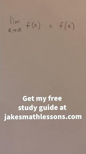 The EASY way to find if a function is continuous #shorts (#continuity formula) is it continuous?