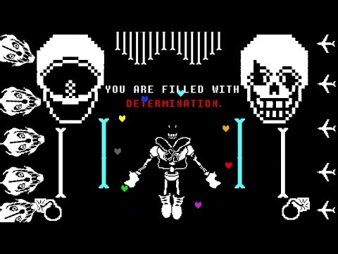 The best fan made boss for Papyrus Revenge the Unseen Ending ☠