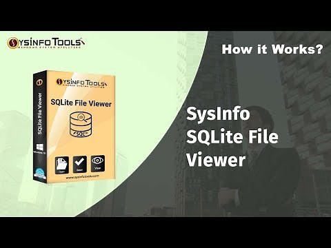 How to Open & Read SQLite Database file of SQLite3 With SysInfo SQLite Viewer