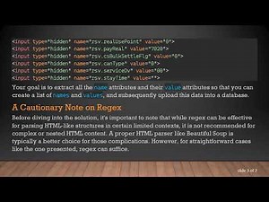 Extracting Values with Python Regex