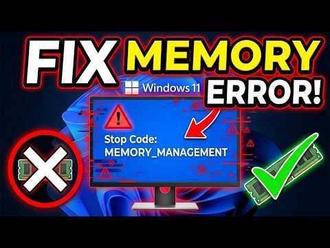 How to Fix Stop Code Memory Management in Windows 10/11
