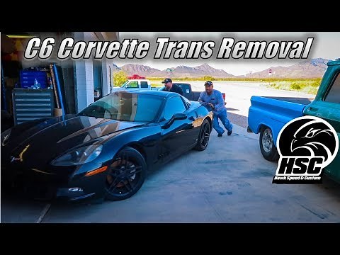 C6 Corvette Transmission Removal