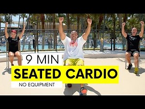 9 Min Chair Exercises for Seniors: Cardio Workout | Get Strong, Energized & Fit!