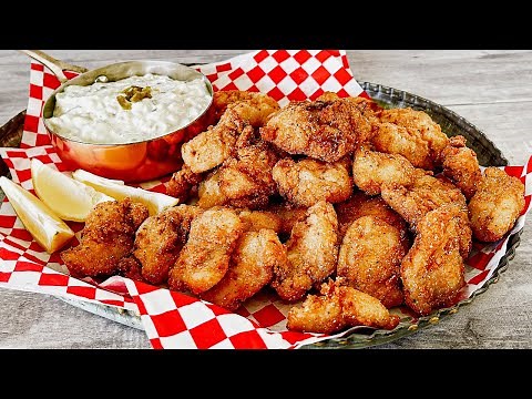 Fried Grouper Cheeks and Homemade Tarter Sauce