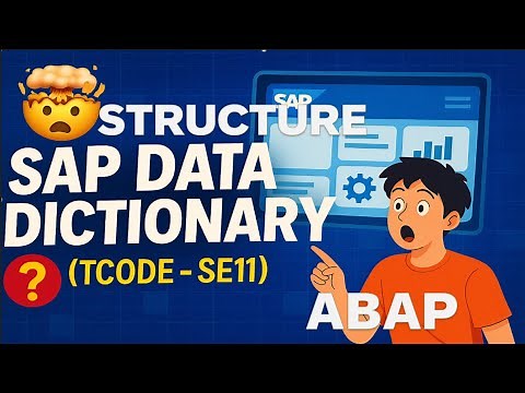 Create Structure in SAP Dictionary (SE11) in SAP ABAP