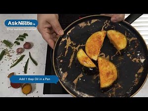 Baigan Bhaja (Shallow Fried Brinjal) Recipes | Healthy Food Recipes For Kids | Ask Nestlé