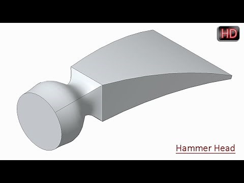 Creo Parametric Basic Tutorial || Blend (Loft) Feature