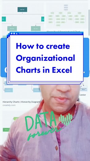 How to create organizational charts in excel #excelpro #learnexcel #exceltips #excel_learning #excel #spreadsheet #exceltricks #hierarchychart