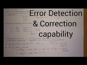 Error Detection & Correction in Hamming code
