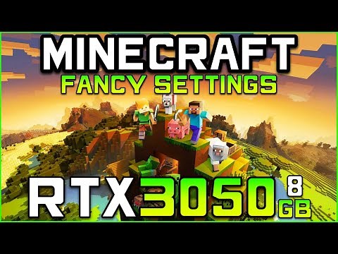Minecraft - RTX 3050 (8GB) FPS Test (Fancy Settings)