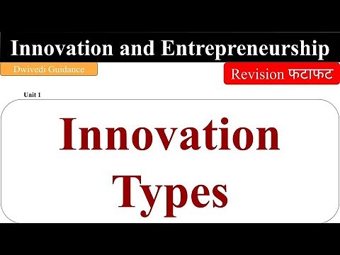 Innovation Types, types of innovation, innovation and entrepreneurship, radical, disruptive, mba bba