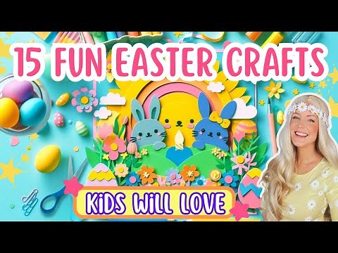 15 Easy Easter Crafts for Kids! Chicks & Bunnies!