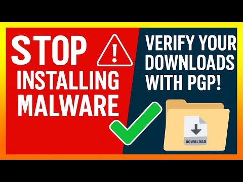 Stop Installing Malwares - Verify Your Downloads with PGP! (on Windows)