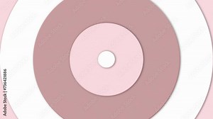 Circles With Displacement Effect And Circular Motion Background