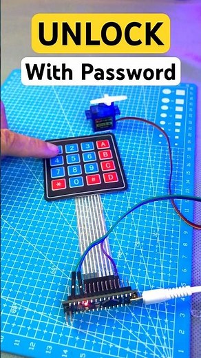 Keypad Controlled Servo Lock 🔑 | DIY Arduino Project #arduino #arduinoideas