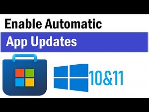 How To Turn ON Update Microsoft Store App Automatically Windows 11 | Turn ON Automatic App Updates