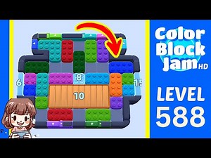 Color Block Jam Level 588 Solution Walkthrough