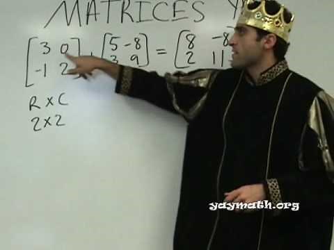 Algebra 2 - Intro to Matrices