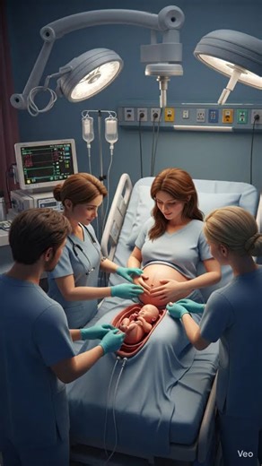 C-Section Delivery Explained Cesarean Birth Surgery Medical Science