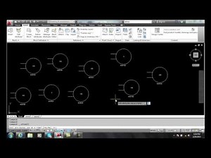 AutoCAD II 25-14 Editing Multiple Attribute References