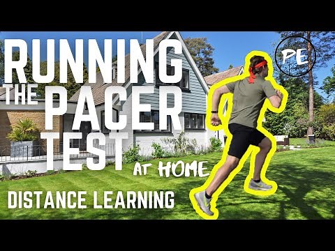How to do the 20 meter fitness pacer test at home | DISTANCE LEARNING | PE