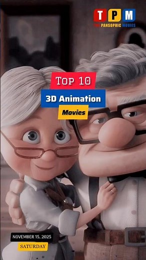 Top 10 Greatest 3D Animated Movies of All Time | Pixar, Disney, DreamWorks Masterpieces