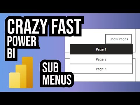 New Power BI Drop Down Navigation Menus! (Build guide with examples in under 5 minutes)