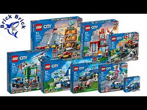 LEGO City Compilation Fire and Police 2022 - Speed Build