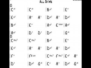 All of Me Backing Track