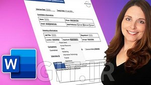 Creating Fillable Forms in Microsoft Word