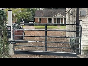 HOW TO install Ghost Controls Automatic Gate - WORKS GREAT and SUPER EASY - DTP1 Architectural Arm