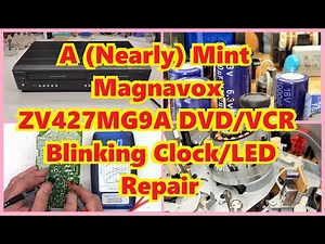 Magnavox ZV427MG9A in nearly MINT condition. Only one issue easily repaired - Flashing display