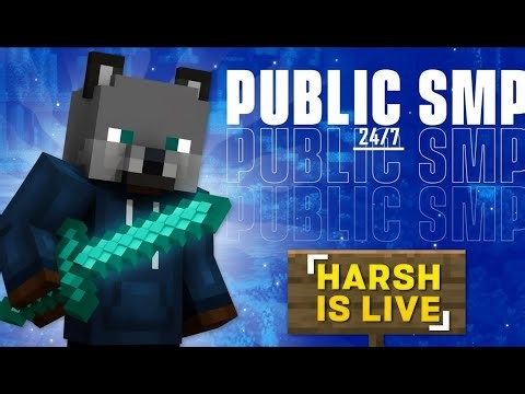 Minecraft SMP LIVE | PUBLIC SMP 24/7 JAVA + BEDROCK | PLAYING IN McFleet #live #minecraft