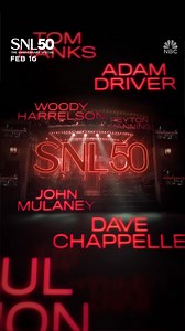 8K views · 2.1K reactions | The SNL50 Anniversary Special is LIVE Sunday, February 16 at 8 ET/5 PT | Saturday Night Live | Facebook